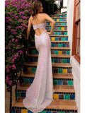 3D Floral Applique Sequin Sheath Dress