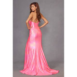 Stunning Shimmer Slit Dress
