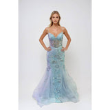 Elegant Beaded Mermaid Gown