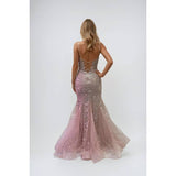 Elegant Beaded Mermaid Gown