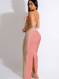 Off-Shoulder Satin Prom Dress