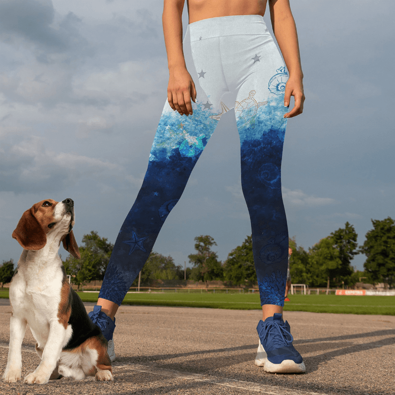 "Ocean Avenue" Legging