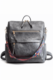 Niya Vegan Leather Convertible Backpack Bag Chocolate brown / 1 1680-55285857
