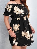 Plus Size Dresses | Off Shoulder Floral Dress Plus Size Dresses | Off Shoulder Floral Dress 