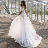 Sweetheart Off Shoulder A-Line Illusion Princess Bridal Gown Wedding Dress Sweetheart Off Shoulder A-Line Illusion Princess Bridal Gown Wedding Dress 